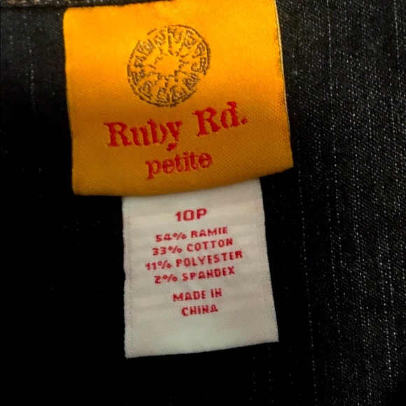 Ruby Rd petite jean jacket - Picture 4 of 4